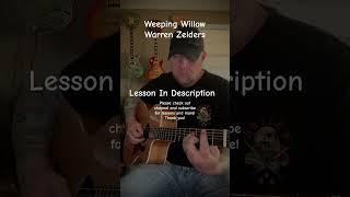 Weeping Willow - Warren Zeiders (guitar lesson)