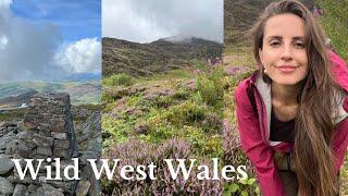 Hiking up Rhinog fawr ️  Visiting the Ganllywd waterfalls in Mid Wales