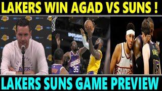 JUST IN: Lakers WIN AGAD vs SUNS! Lakers vs PHOENIX GAME PREVIEW LLAMADO