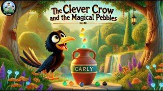 The Thirsty Crow Story in English | Clever Crow Story | Moral Stories for Kids Read Aloud Story