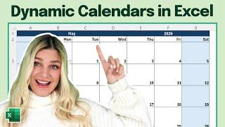 How to Create a Dynamic Calendar in Excel