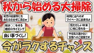 【2ch掃除まとめ】年末の大掃除を楽にする、秋の大掃除！ズボラ主婦でも家中をきれいにするコツ【断捨離と片づけ】ガルちゃん有益トピ