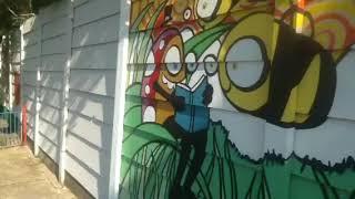 Bambookidd Mural - Renovation by Irena Halder is Complete