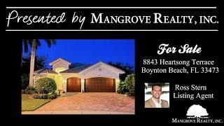 8843 Heartsong Terrace | Homes for Sale in Boynton Beach | Canyon Lakes Single Story Home