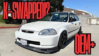 Building a K-swapped OEM+ 4 door Civic!!