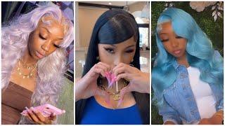 LACE FRONTAL WIGS & BUNDLES INSTALLS COMPILATION  | TikTok Compilations