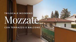 ◼︎ Case a Mozzate | Trilocale Moderno con Terrazzo | FattoreCasa