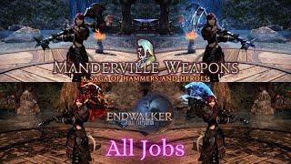 All Manderville Relic Weapons (All Jobs | All Stages) | FFXIV Endwalker