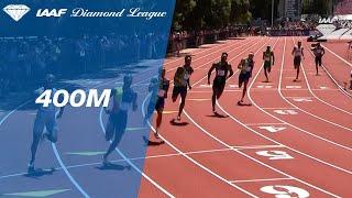 Michael Norman remains undefeated after winning the 400m race in Stanford - IAAF Diamond League 2019