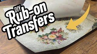 Learn How To Make Diy Rub-on Transfers In A Snap