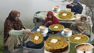 Our Village Breakfast Morning Routine | Mongra's Paratha Gaon Men Subha Ke Nashta Ke Routine  | Irma