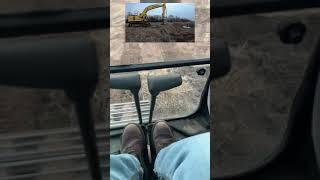 How to Operate an Excavator - Hill Descent | #Shorts