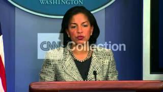 WHITE HOUSE BFG:SUSAN RICE- DIPLOMATIC RESOLUTION