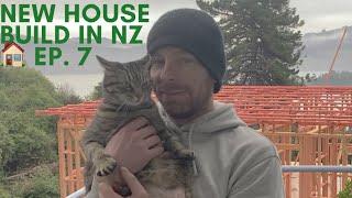 New House Build in NZ  EP. 7: Roof Trusses and Deck