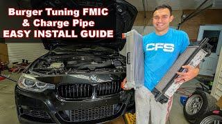 BMW 335i N55 Front Mount Intercooler Install & Review!