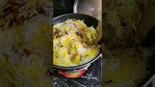 Making biriyani for the first time #youtube shorts #food
