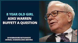 8 year old Girl asks Warren Buffett a Question (2018)