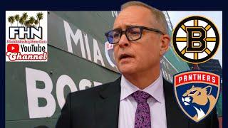 Paul Maurice, Panthers Postgame: Boston Bruins Edge Florida in Final Seconds of OT