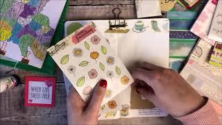 Journal With Me Demonstration by Helen Colebrook of Everyday Journaling