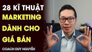 28 KĨ THUẬT MARKETING VỀ GIÁ BẠN CẦN PHẢI BIẾT | COACH DUY NGUYỄN