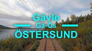 TRAIN DRIVER'S VIEW: Gävle-Östersund (North Main Line)