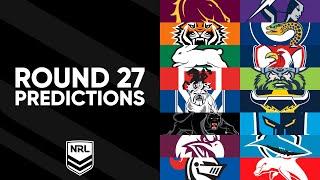 NRL Round 27 Predictions 2024