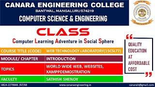 VTU WEB LAB(17CSL77) WEB LABORATORY INTRODUCTION TO WEB DESIGN USING HTML & TOOLS REQUIRED (L1)