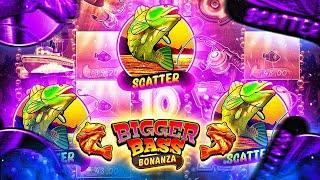 BIGGER BASS BONANZA BIG BASS ЧТО ТВОРИТ !!! ЛОВИМ БОНУСКИ И ЗАНОСЫ .