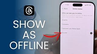 How To Show As Offline On Threads App!