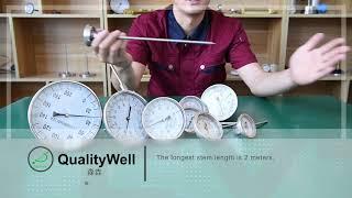 QualityWell Industrial Bimetal Thermometers