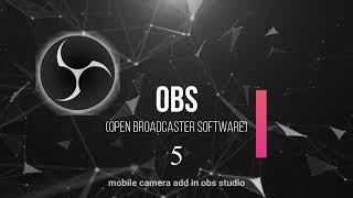 OBS | mobile camera adds in obs studio