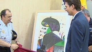 Missing Miro sketch discovered in box at transport company