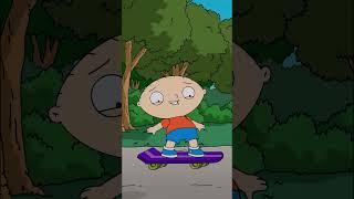 Learned to skateboard. Family Guy Season 13 Episode 1.