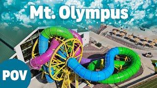 Mt. Olympus Water Park Wisconsin Dells | Water Slides 2024 POV