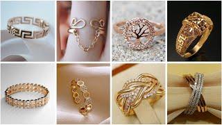 Beautiful gold ring designs for women // latest gold rings // gold rings