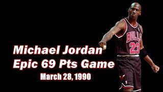 Michael Jordan Epic 69 Points Game! G.O.A.T. Burned Opponent w/ 18 Reb