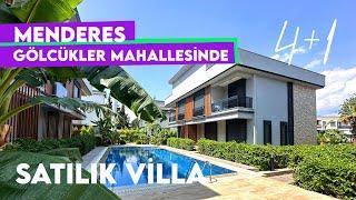 Menderes Gölcükler Mahallesinde Havuzlu, Site İçi Satılık Villa