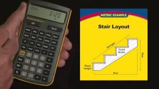 How to do Basic Stair Layouts in Metric | Construction Master 5