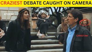 Cliffe Knechtle CRAZIEST DEBATE Caught on Camera-Atheist vs. Christian Debate COMMENTARY