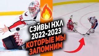 ЛУЧШИЕ СЭЙВЫ ГОДА: ТОП-10 вратарских спасений НХЛ сезона 2022/23