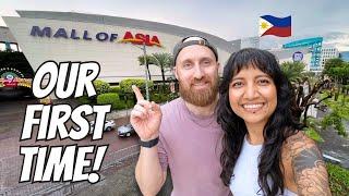 The MALL OF ASIA: Our First Impressions!  The 6th largest mall in the WORLD!