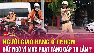 Tin tức 24h mới nhất tối 2/1.Chạy xe máy trên vỉa hè,người giao hàng ở TPHCM bị xử phạt 5 triệu đồng