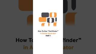 Path Finder Tool in illustrator  #shortvideo #adobeillustrator #ytshorts