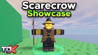 TDX Scarecrow Tower Showcase (Stats + Gameplay) - Tower Defense X Roblox