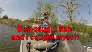 Bob caught fish I caught me