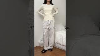 레이어드 코디는 정말 센스있어 보여서... #가을룩북 #ootd #가을코디 #fashion #가을 #가을패션 #outfitideas #출근룩 #데일리룩