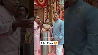 John Cena at Anant Ambani wedding #anantambani #johncena #ambani #anantambaniradhikamerchantwedding