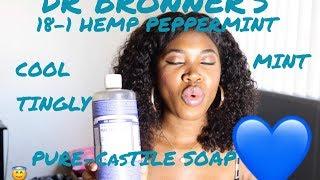 DR. BRONNER’S 18-1 HEMP PEPPERMINT PURE-CASTILE SOAP!!!!!!