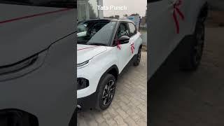 Tata Punch white colour  #nexdriveauto #autotechera #eraofautotech #automotive