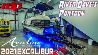 River Dave's Avalon 2021 Excalibur Pontoon Boat | Walkthrough